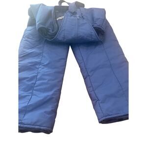 Apparatus snow suit bib overhauls XL 18-20 blue lined winter sportwear ski
